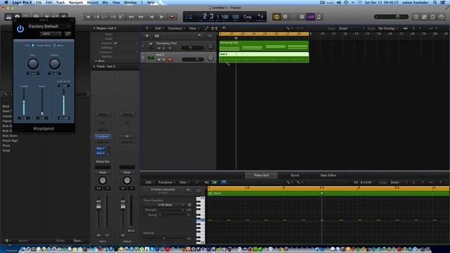 How to SIDECHAIN by KLOPFGEIST ON LOGIC PRO X смотреть онлайн