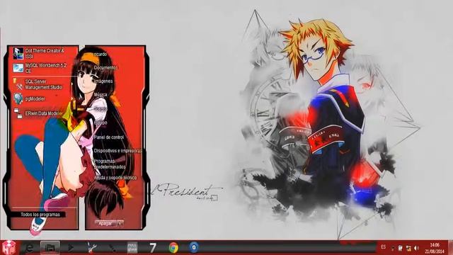 Thema Windows7 Ajumi Hitoyoshi Normal y Full glass by bir2d смотреть онлайн
