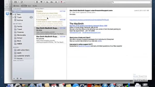 Dropbox Part 6. How to get shared files from others on the Mac OS смотреть онлайн