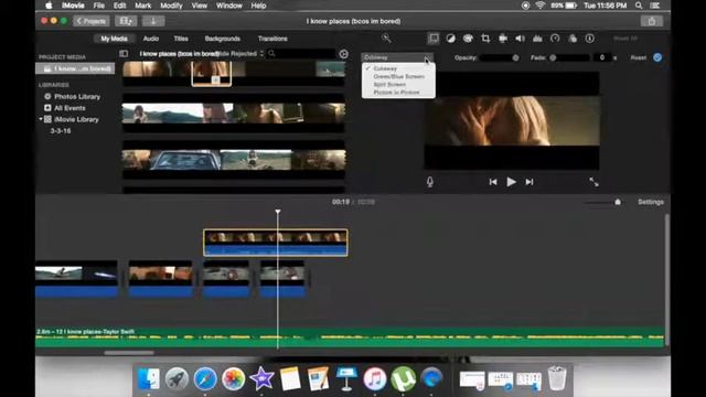 How to blend videos on iMovie (OS X El Capitan) смотреть онлайн