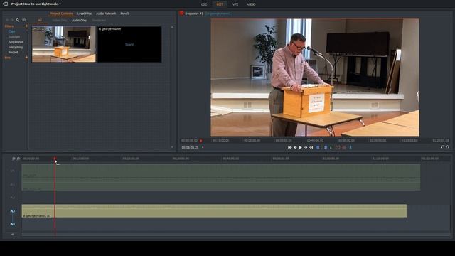 Lightworks 14 - How to sync separate audio and video files смотреть онлайн