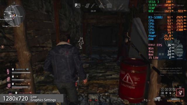 Evil Dead: The Game | AMD Ryzen 3 3200U Vega 3 | Gameplay Benchmark смотреть онлайн