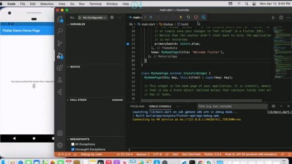 How to run flutter android project on MAC OS