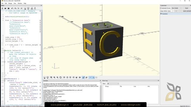 Video Guide - CAD 3D Free, Design Using Parametric Modelling And Programming With OpenSCAD Freeware