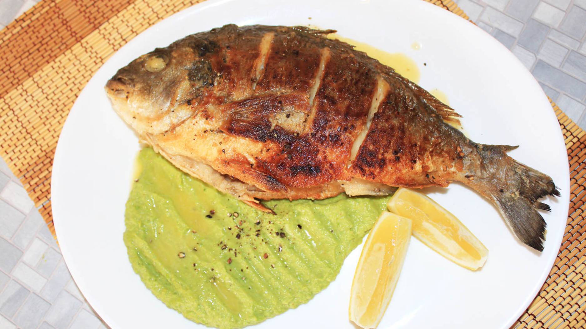 Дорадо жареная на сковороде смотреть онлайн