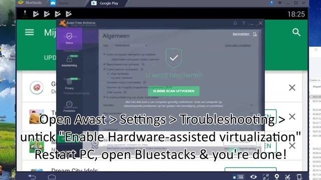 {FIX} BlueStacks engine won't start fix for Avast antivirus users! смотреть онлайн