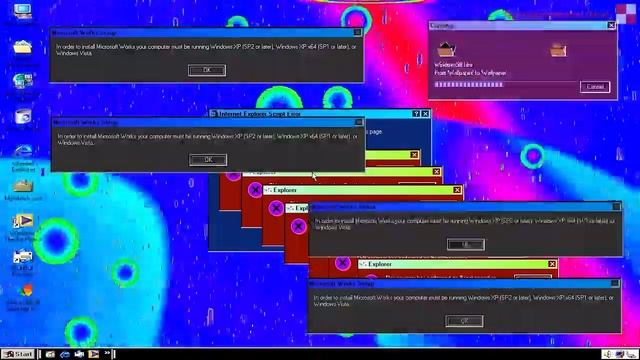 Windows 90s Crazy Error смотреть онлайн