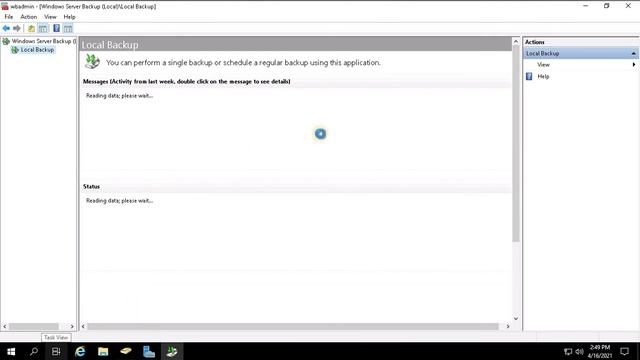 Windows Server Backup | Active Directory Backup feature in Windows 2019 смотреть онлайн