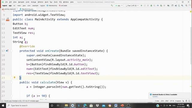 Android Programs to understand basic logic operations | Program 3 смотреть онлайн