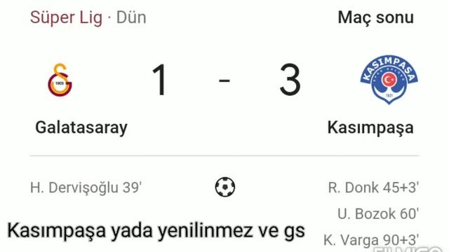 gs Kasımpaşa maçı sonu смотреть онлайн