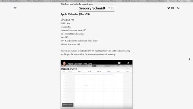 Horrible UX: Selecting Time Zone in Google Calendar & Apple Calendar смотреть онлайн