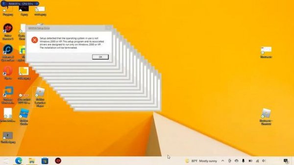 Windows 10 crazy error on a real pc