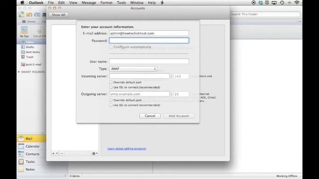 How to Set Up Email in Outlook(Mac) смотреть онлайн