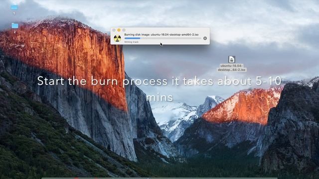 How to Burn Ubuntu 16 Disc Images in OS X El Capitan EASY! смотреть онлайн