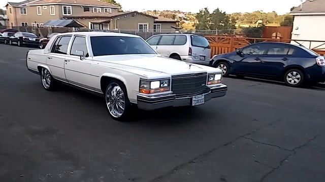 1985 caddilac fleetwood brougham on 22s смотреть онлайн