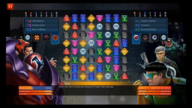 Marvel Puzzle Quest (MPQ) Shang-Chi - Onslaught - 5* Cyclops - смотреть онлайн
