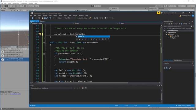 26 -Performance Test Merge VS Bubble смотреть онлайн