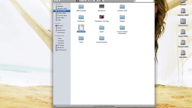 Mac Os X 10.5.8 (iDeneb v1.6) смотреть онлайн