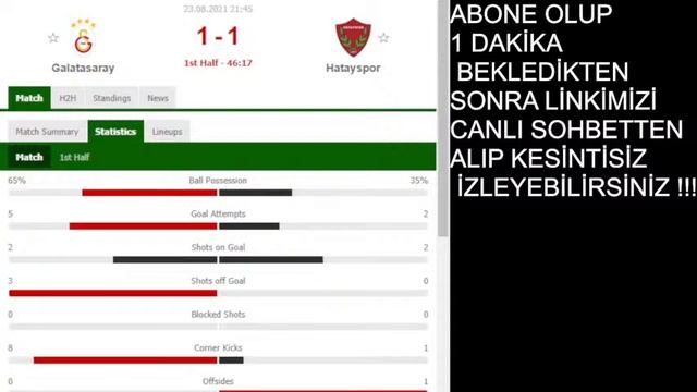 GALATASARAY - HATAYSPOR CANLI YAYIN #GALATASARAY #GS #GALATASARAYMAC #HATAYSPOR смотреть онлайн
