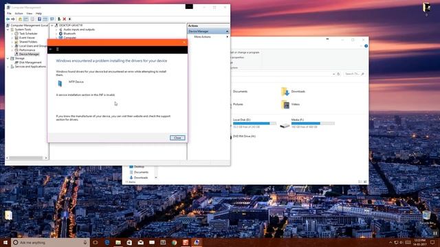 How to Fix A service installation section in this INF is invalid Windows 10 смотреть онлайн