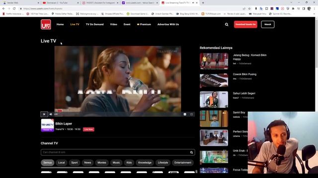 CARA NONTON TV ONLINE DI LAPTOP смотреть онлайн