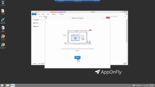 How to use Dropbox with AppOnFly? смотреть онлайн