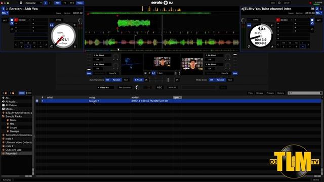 How To Record A Video Mix With Serato DJ (Serato Video 1.1)