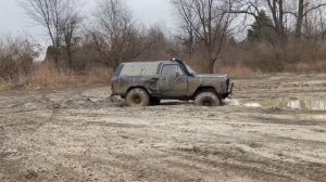 Dodge Ramcharger mudding