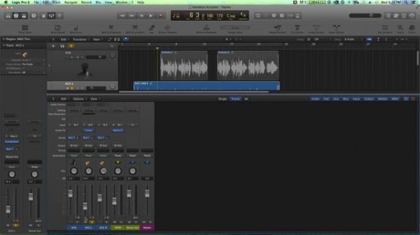 Logic Pro X - Pre-Fader vs. Post-Fader Metering