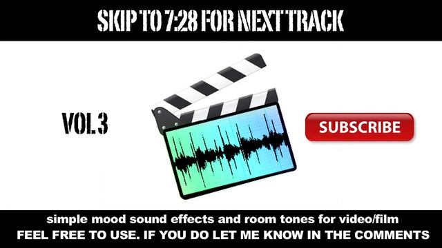 FREE SOUND EFFECTS, ROOM TONES AND MOOD SCAPES VOL 3 смотреть онлайн