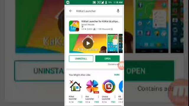 All mobile KitKat Launcher смотреть онлайн