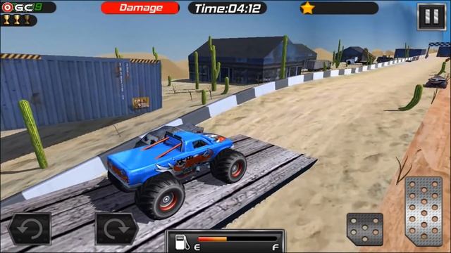 Monster Truck Uphill Madness - 4x4 Monster Truck Stunt Games - Android Gameplay FHD смотреть онлайн