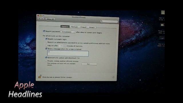 How to add a message to the login screen on Mac OS X Lion смотреть онлайн