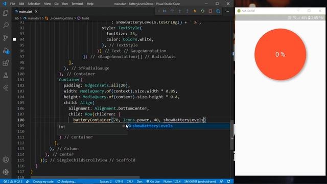 Flutter Battery UI | ProgressBar and Beautiful Icons | Broadcast to get Battery Levels | TechWithVP смотреть онлайн