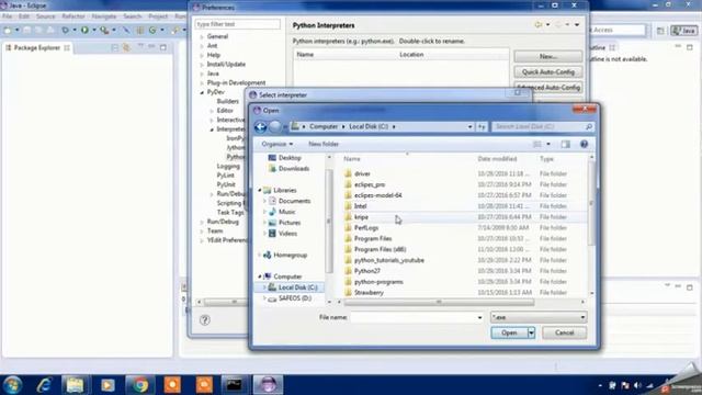 T-4 Python with Eclipse Configuration (Step by Step) смотреть онлайн