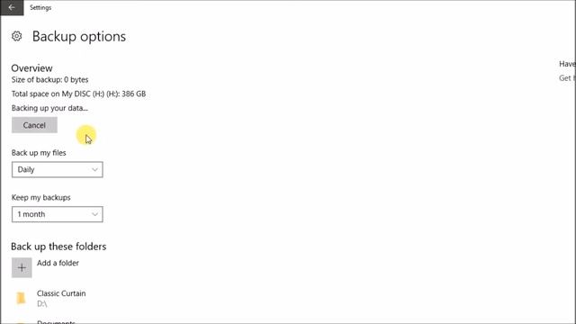 How to Auto backup files using File History on Windows 10 смотреть онлайн