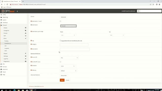 Block ICMP Packets in OPNsense Firewall. смотреть онлайн