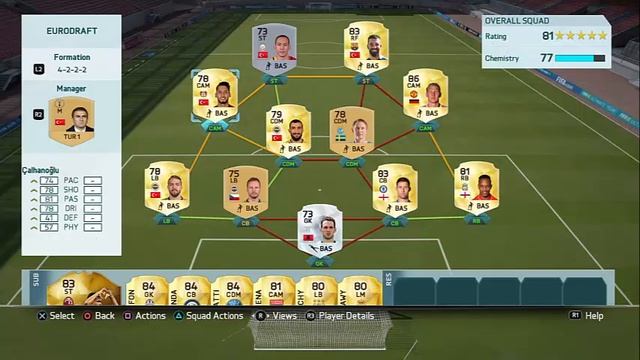 FIFA 16 EURO 2016 FUTDRAFT OYUNCU SEÇİMİ VE MAÇ смотреть онлайн