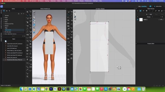 Step 2: How to Draft a Basic Top Pattern in CLO 3D смотреть онлайн