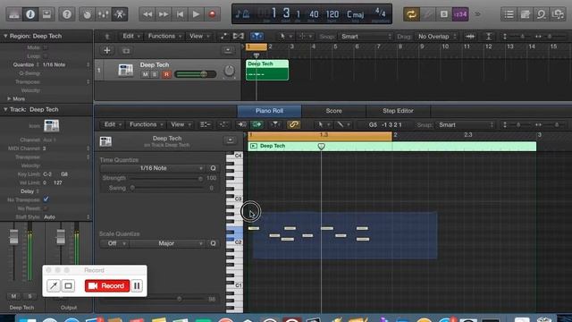 How to make your instrument/drums in time (Quantize) Logic Pro X смотреть онлайн