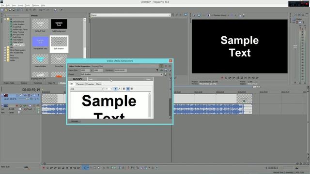 Sony Vegas 13 Missing Video Media Generators смотреть онлайн