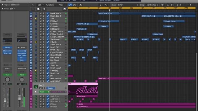 PSYTRANCE Logic Pro Template, Project (Progressive) смотреть онлайн