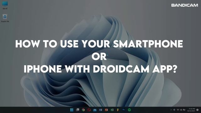 How to use your Smartphone as a Webcam - Iriun смотреть онлайн