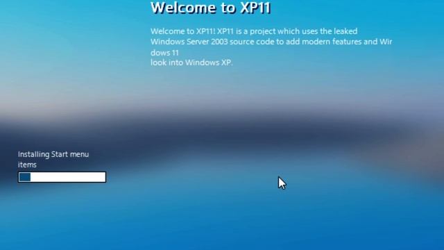 Windows XP11 v0.0.2 - Real-Time Installation смотреть онлайн