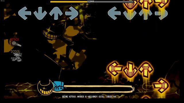 FNF Indie Cross Bendy 1.5 Update - Despair (Standard) (4k) смотреть онлайн