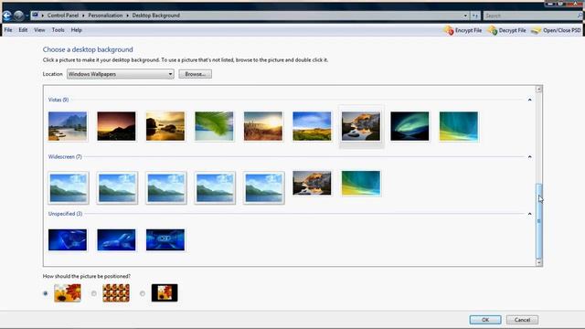 Change your desktop background in Windows Vista смотреть онлайн