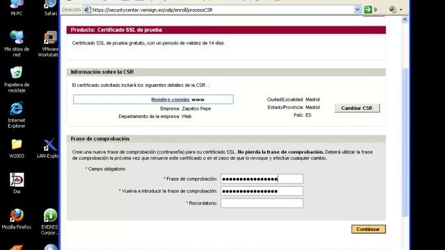 Instalación de un Certificado Digital en IIS para comunicaciones SSL смотреть онлайн