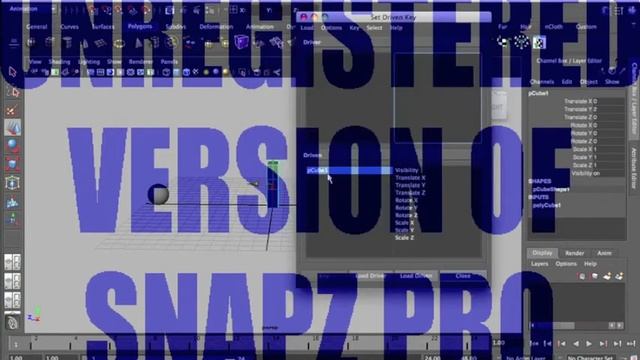 Set Driven Key Maya 2011 Mac смотреть онлайн