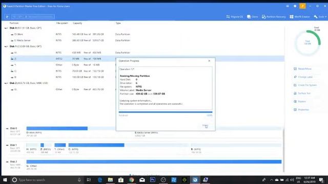 EaseUS Partition Master Free create, resize, clone, move, merge, and format partitions смотреть онлайн