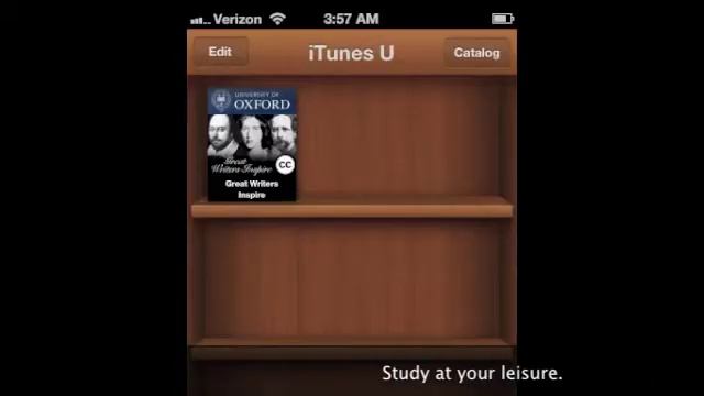 iTunes U: an education on your iPhone смотреть онлайн